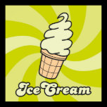 pistacia ice cream posters