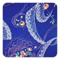 Pistilia Yellow flowers Square Sticker
