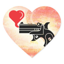 Pistol Blowing Bubbles of Love stickers
