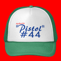 "Pistol", Hotlanta, #44 green n blue hats