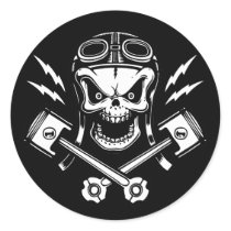 piston-pistoff2-DKT Round Sticker