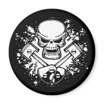 Piston Pistoff 1 Refrigerator Magnet