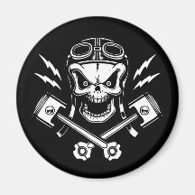 Piston Pistoff II Refrigerator Magnets