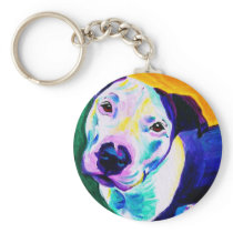 Pit Bull #1 Keychains