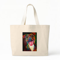 Pit Bull #2 Canvas Bags