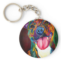 Pit Bull #2 Key Chains