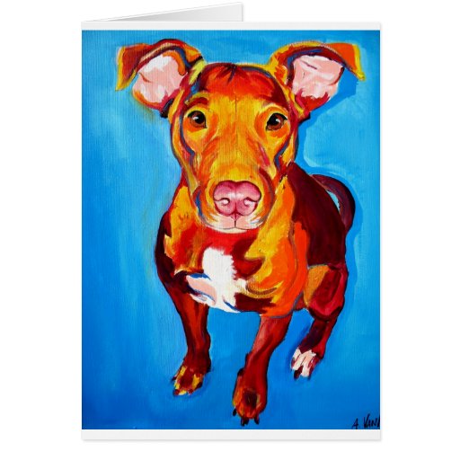 Pit Bull #6 Greeting Card