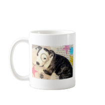 pit bull / amstaff pup mugs