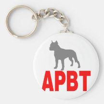 PIT BULL APBT KEYCHAIN
