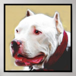 Pit Bull Art Poster