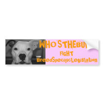 Pit Bull Bumper Sticker