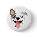 Pit Bull Button by JustDogs Pit Bull Button