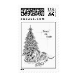 Pit Bull Christmas Stamp