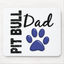Pit Bull Dad 2 Mousepads