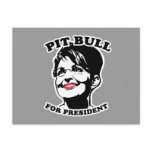 Pit Bull for President postcards