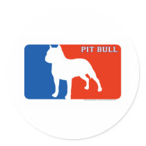 Pit Bull Major League Dog Sticker