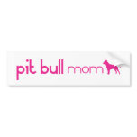 Pit Bull Mom Bumper Stickers