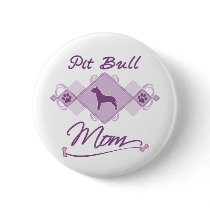 Pit Bull Mom Button