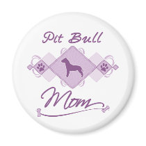 Pit Bull Mom Magnets