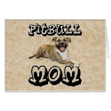 Pit Bull MOM - Tigger card