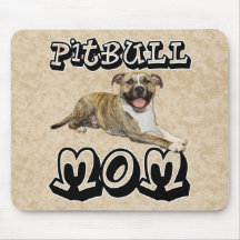 Pit Bull MOM - Tigger Mousepads