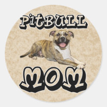 Pit Bull MOM - Tigger Sticker