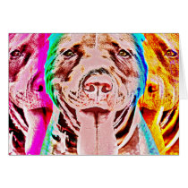 Pit Bull Pop Art Greeting Card