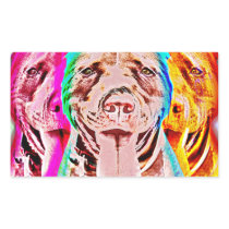 Pit Bull Pop Art Sticker