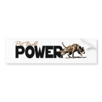 Pit Bull Power! Bumper Sticker