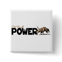 Pit Bull Power! Pinback Button