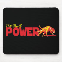 Pit Bull Power! Mouse Pads