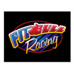 Pit Bull Racing Post Card