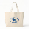 Pit Bull Silhouette Bag by dogsilhouettes Pit Bull Silhouette Bag