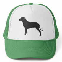 Pit Bull Silhouette Trucker Hat