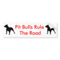 Pit-Bull-Silhouette, Pit-Bull-Silhouette, Pit B... bumper stickers