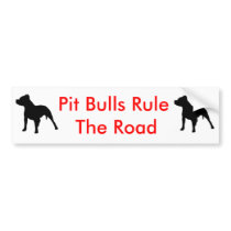 Pit-Bull-Silhouette, Pit-Bull-Silhouette, Pit B... bumper stickers by AshleyWeg87 Pit-Bull-Silhouette, Pit-Bull-Silhouette, Pit B... bumper stickers