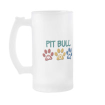 PIT BULL TERRIER Mom Paw Print 1 Coffee Mug