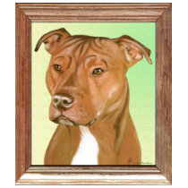 Pit Bull Terrier Painting t-shirts