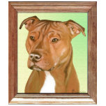 Pit Bull Terrier Painting t-shirts