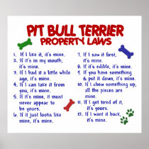 PIT BULL TERRIER PL2 PRINT