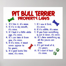 PIT BULL TERRIER PL2 PRINT