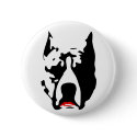 Pit Bull with Lipstick buttons