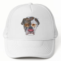 Pit Bull With Lipstick hats