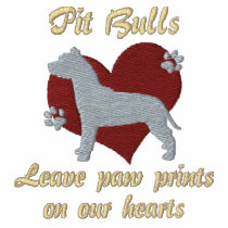 Pit Bulls Leave Paw Prints Hoody