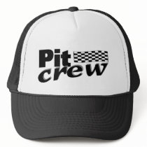 Pit Crew (Racing Flag) hats