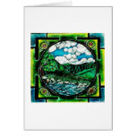 Pit River Mandala Greeting Card