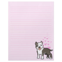 Pitbull / American Staffordshire Terrier Love Letterhead Design