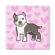 Pitbull / American Staffordshire Terrier Love Magnet