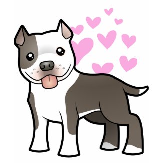 Pitbull / American Staffordshire Terrier Love shirt
