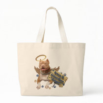 Pitbull Beware Of Guardian Angel Gifts Bag